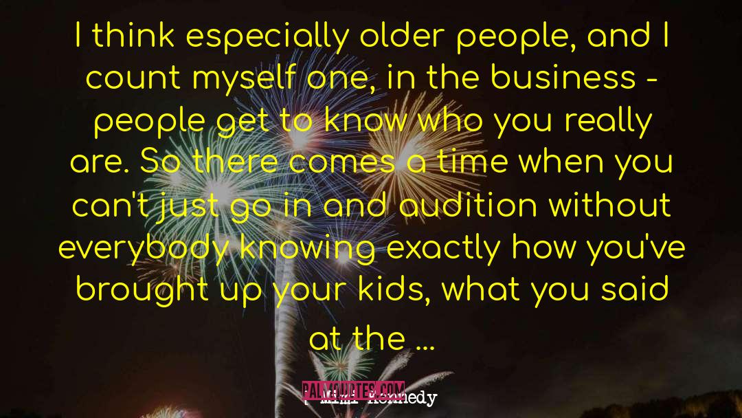 Audition quotes by Mimi Kennedy