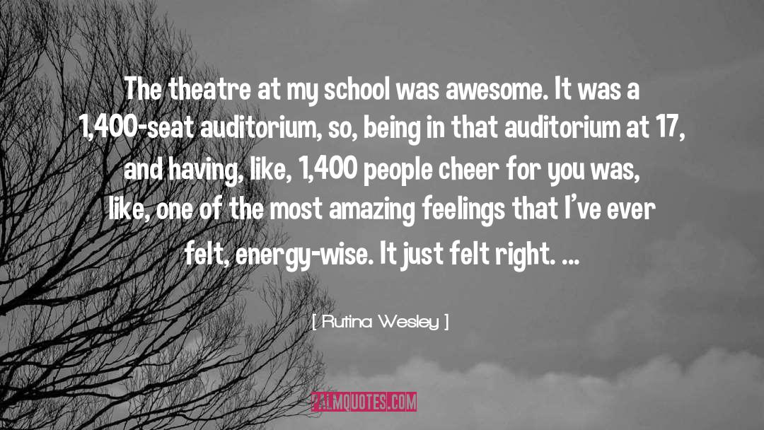 Auditorium quotes by Rutina Wesley