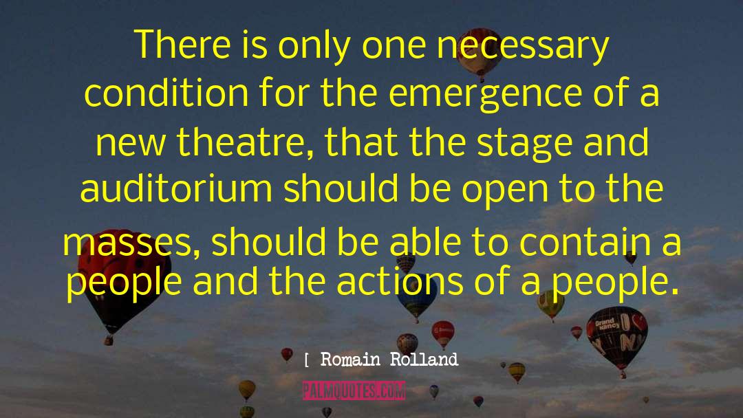 Auditorium quotes by Romain Rolland