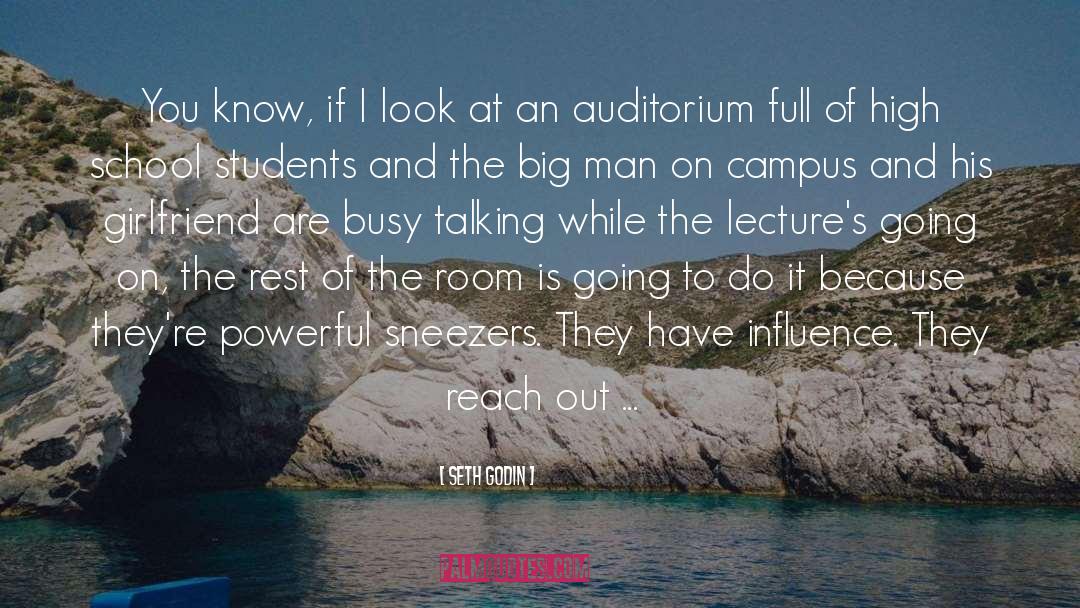 Auditorium quotes by Seth Godin