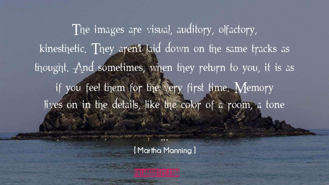 Auditory quotes by Martha Manning