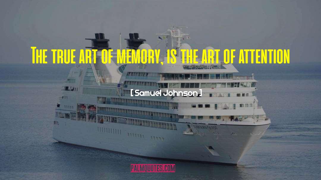 Auditory Short Term Memory quotes by Samuel Johnson