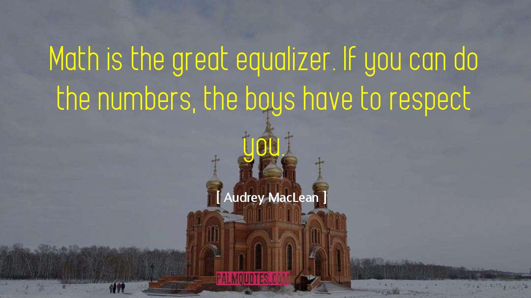 Audrey quotes by Audrey MacLean