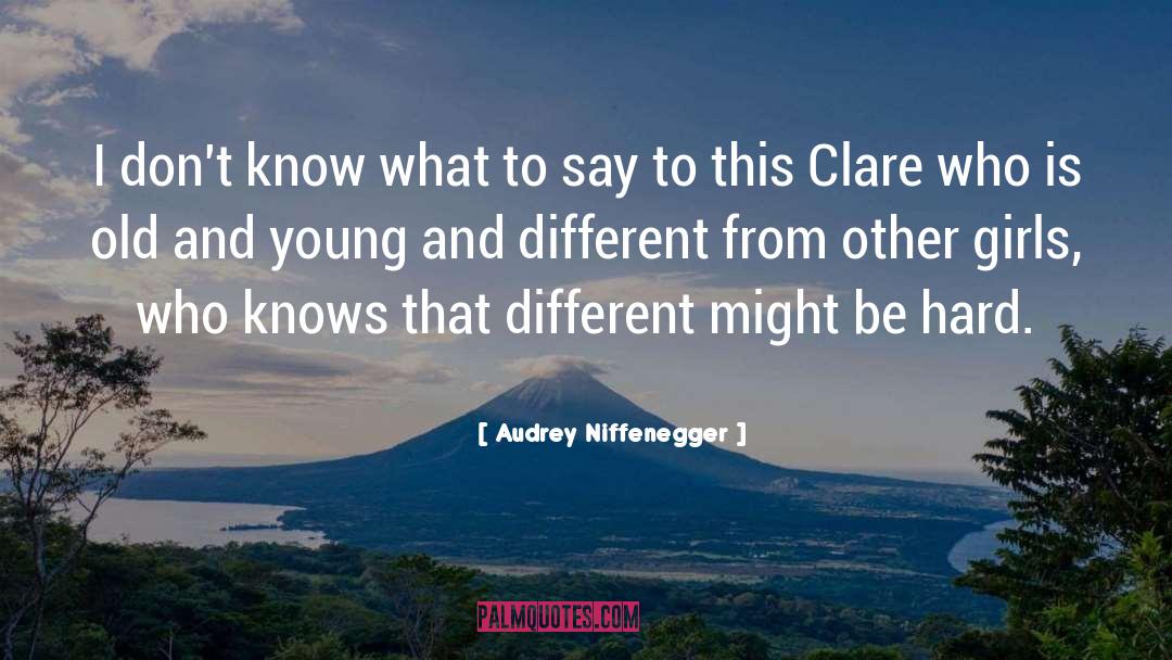 Audrey quotes by Audrey Niffenegger