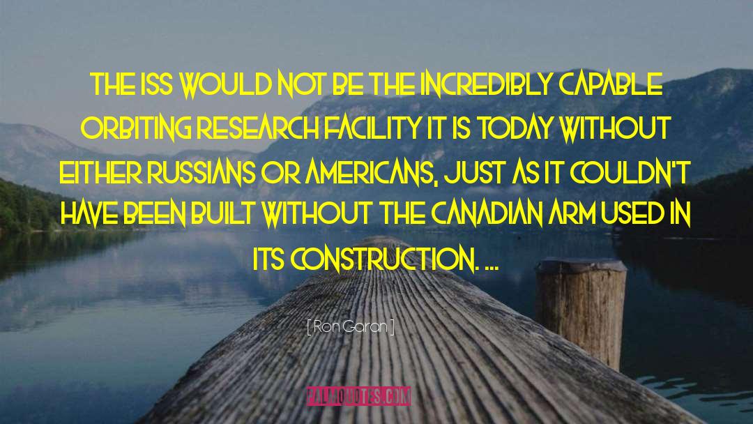 Aufderheide Construction quotes by Ron Garan