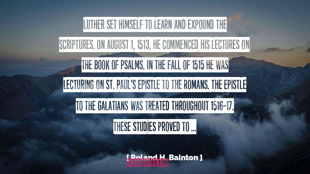 August 1914 quotes by Roland H. Bainton