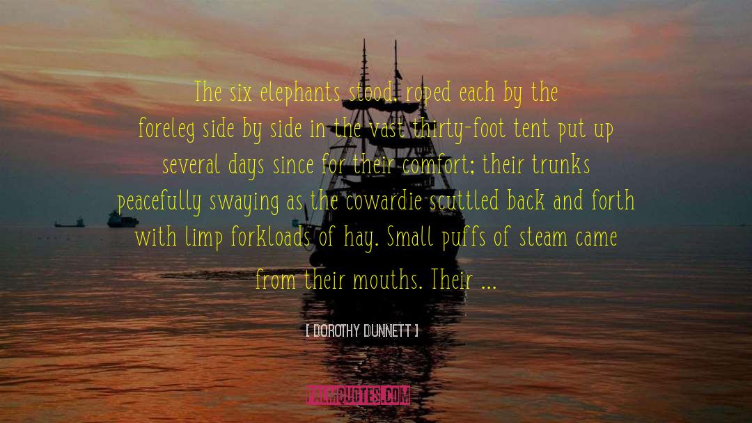 August In Water For Elephants quotes by Dorothy Dunnett