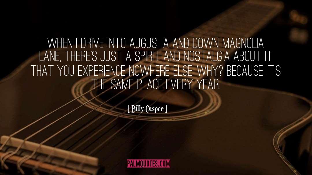 Augusta quotes by Billy Casper