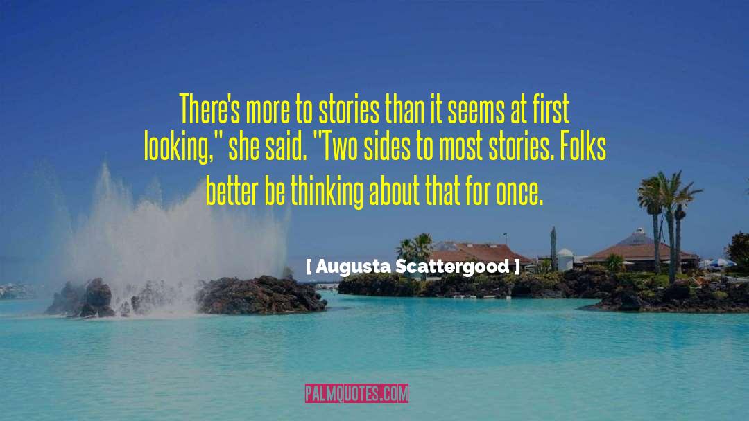 Augusta quotes by Augusta Scattergood