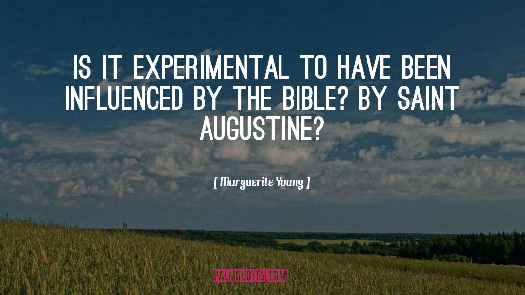 Augustine quotes by Marguerite Young