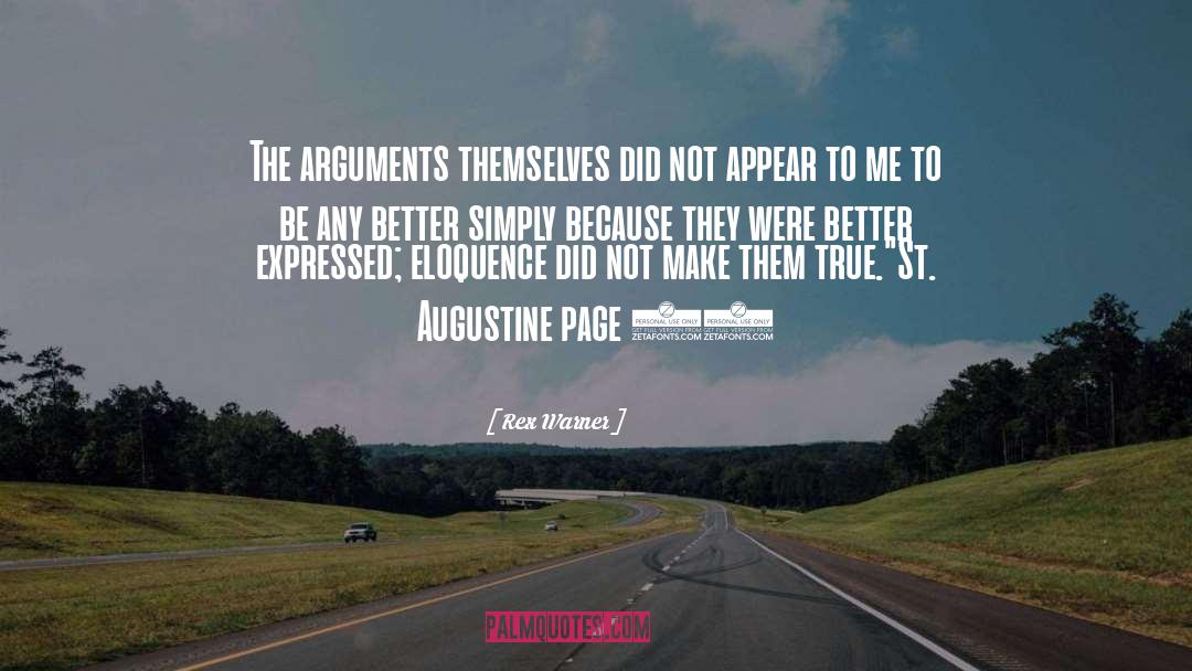 Augustine St Clare quotes by Rex Warner