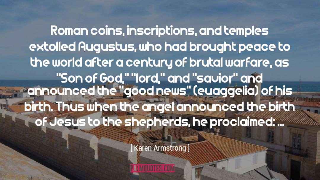 Augustus Melmotte quotes by Karen Armstrong