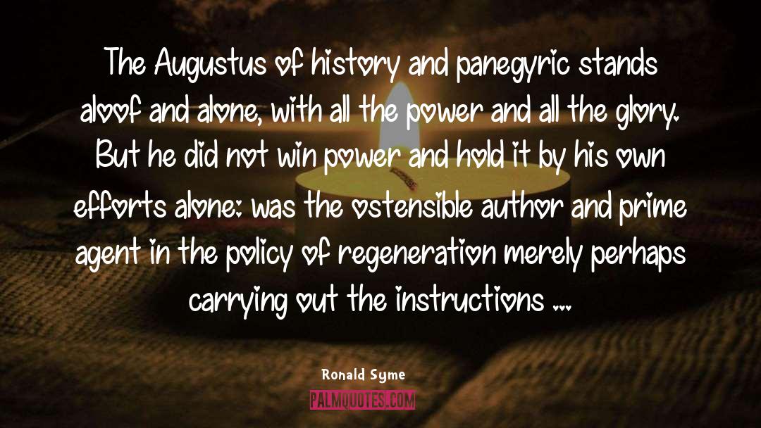 Augustus Melmotte quotes by Ronald Syme