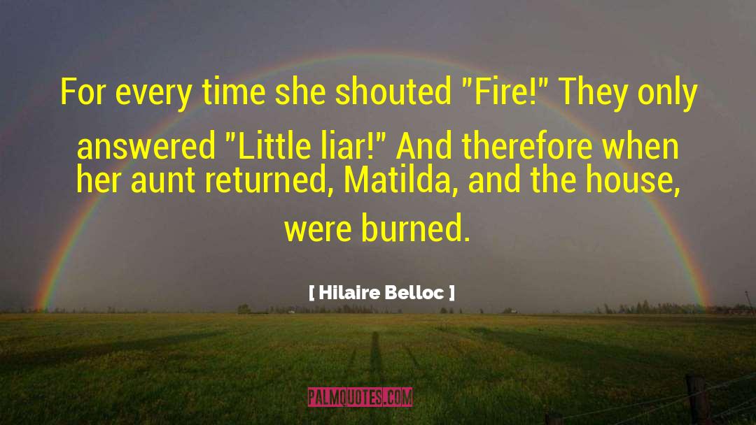 Aunt Agnes quotes by Hilaire Belloc