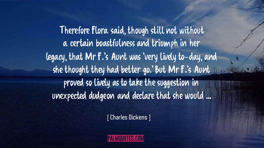 Aunt Essie quotes by Charles Dickens