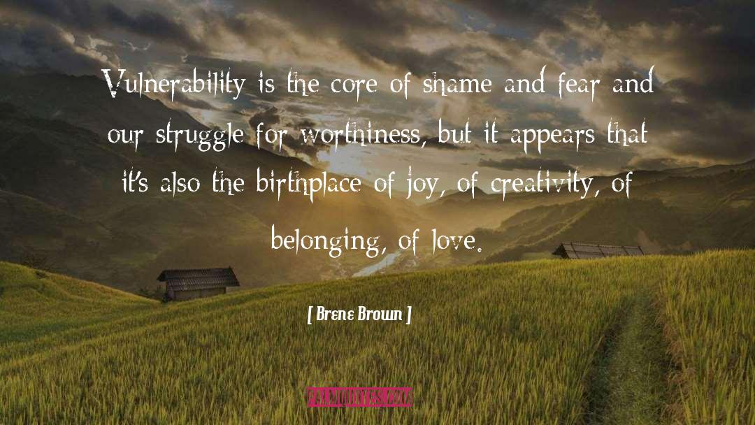 Aunt Joy quotes by Brene Brown