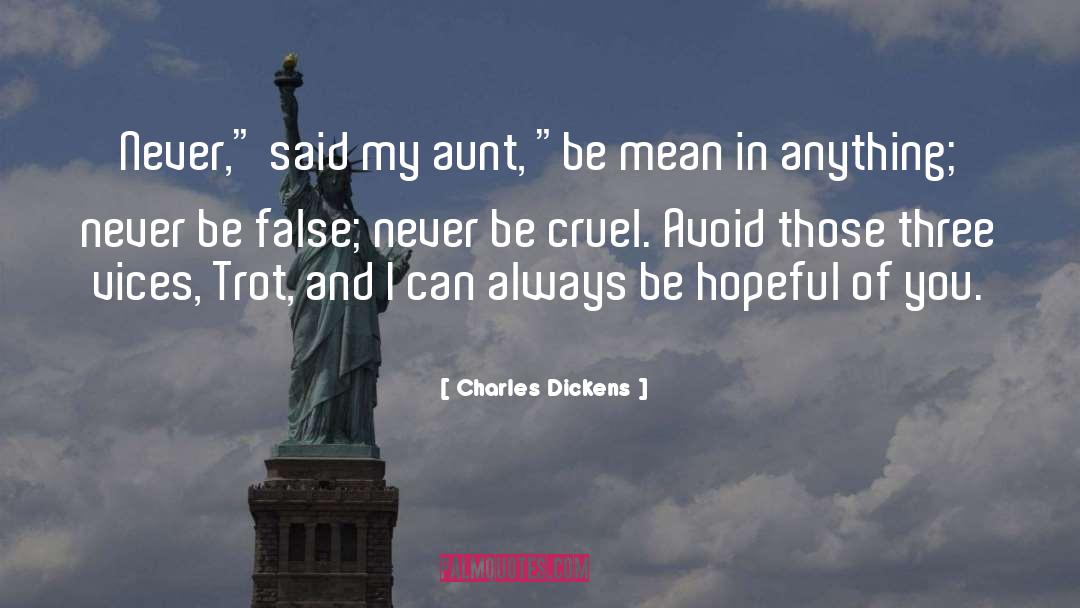 Aunt quotes by Charles Dickens