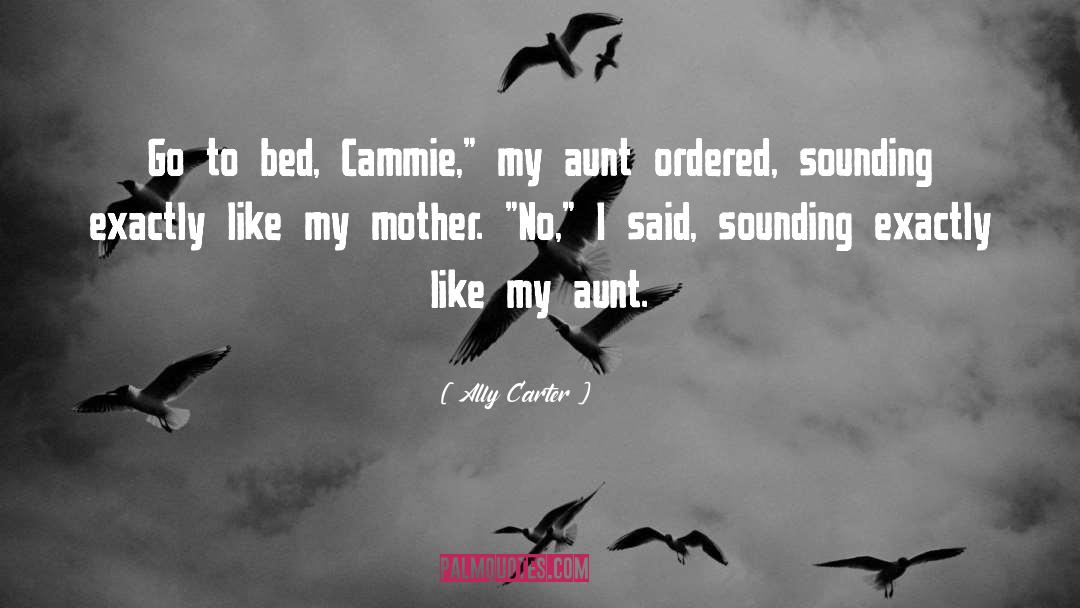 Aunt quotes by Ally Carter