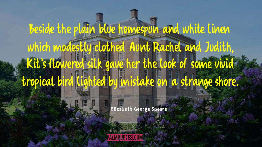 Aunt Rachel quotes by Elizabeth George Speare