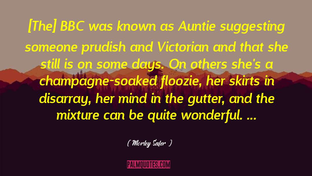 Auntie quotes by Morley Safer