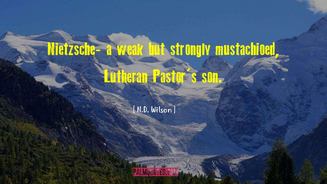 Aurdal Lutheran quotes by N.D. Wilson