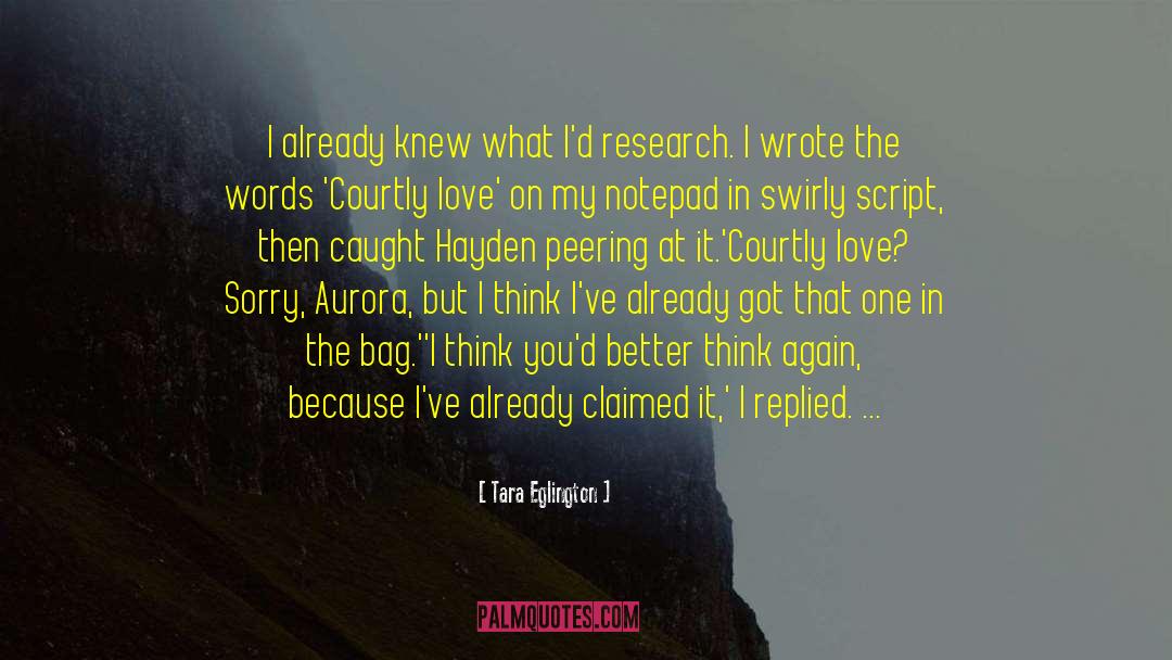 Aurora Matthias quotes by Tara Eglington