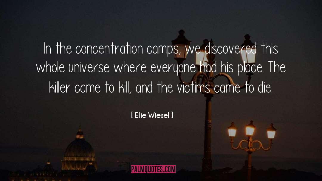 Auschwitz Concentration Camp quotes by Elie Wiesel