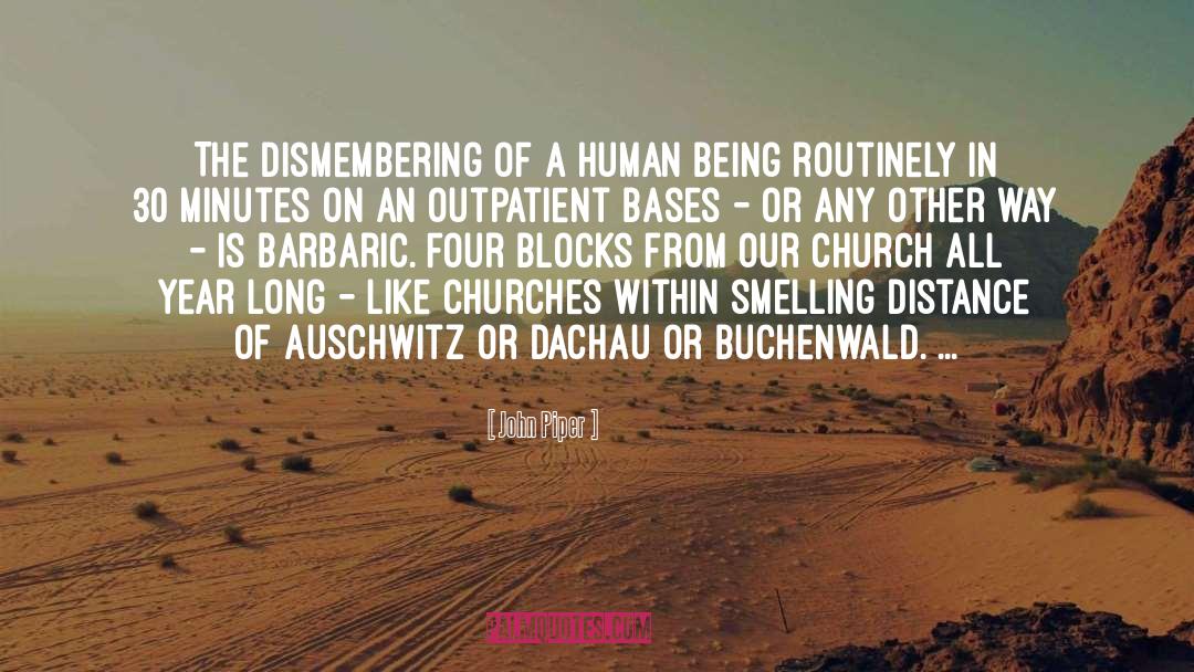 Auschwitz quotes by John Piper