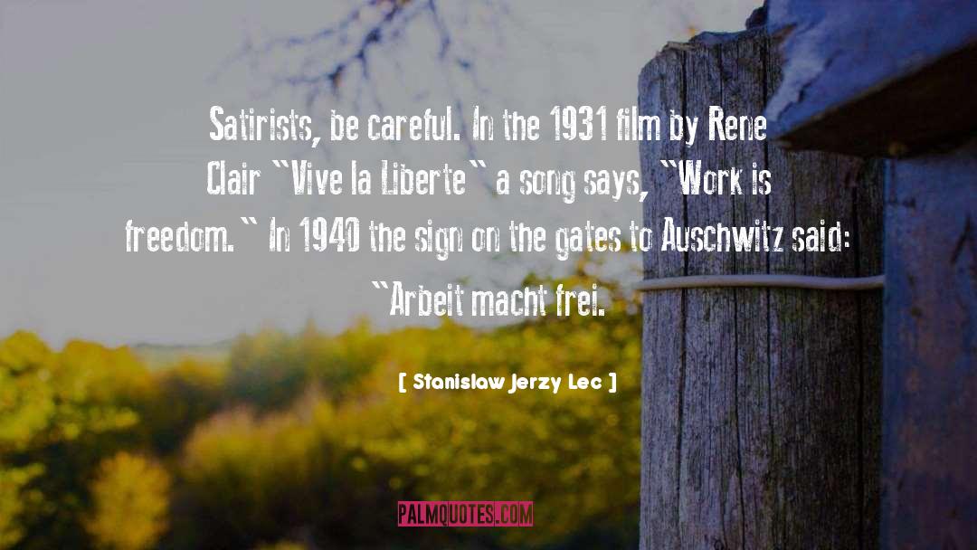 Auschwitz quotes by Stanislaw Jerzy Lec