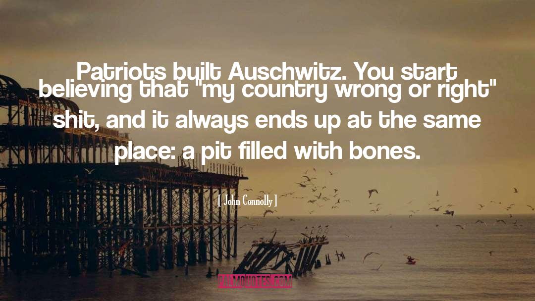 Auschwitz quotes by John Connolly