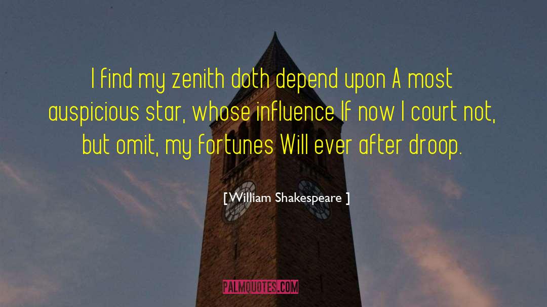 Auspicious quotes by William Shakespeare