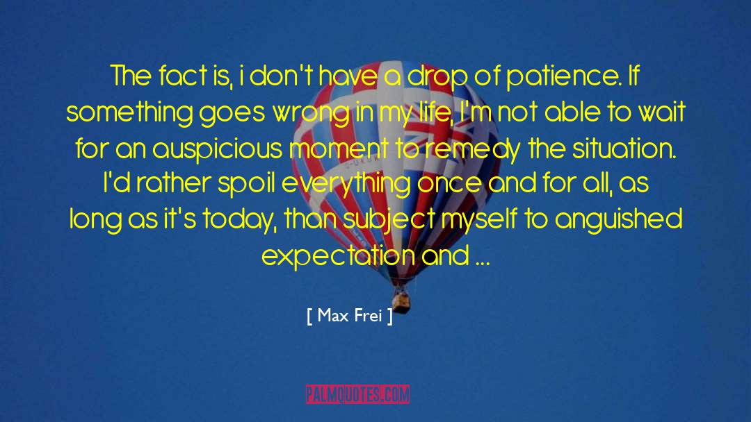 Auspicious quotes by Max Frei