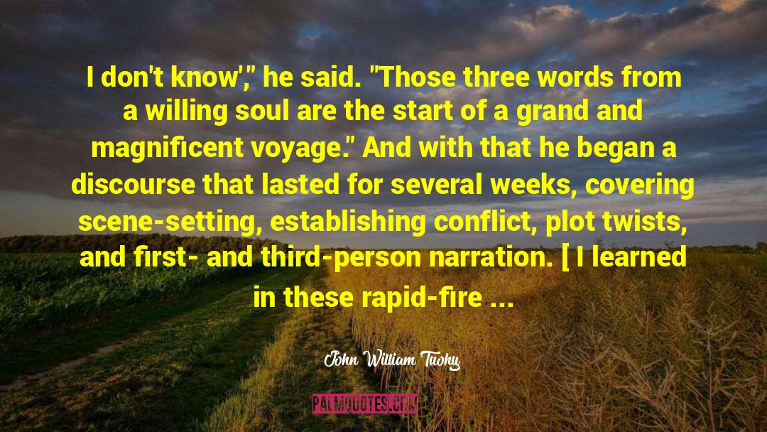 Aussie Author quotes by John William Tuohy