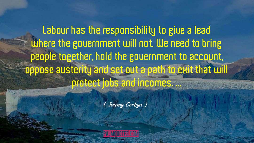 Austerity Cabernet quotes by Jeremy Corbyn
