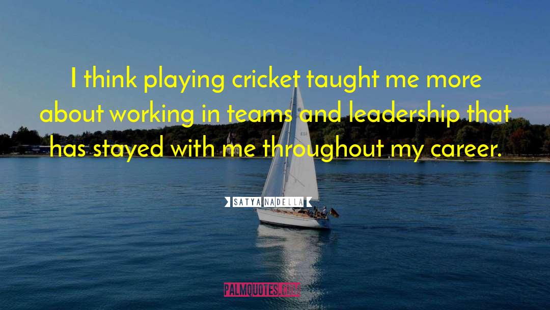 Australia National Cricket Team quotes by Satya Nadella