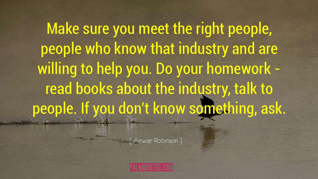 Australian Book Industry quotes by Anwar Robinson