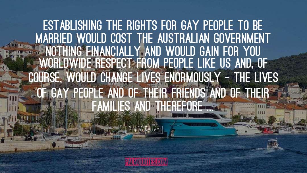 Australian Government quotes by Ian McKellen