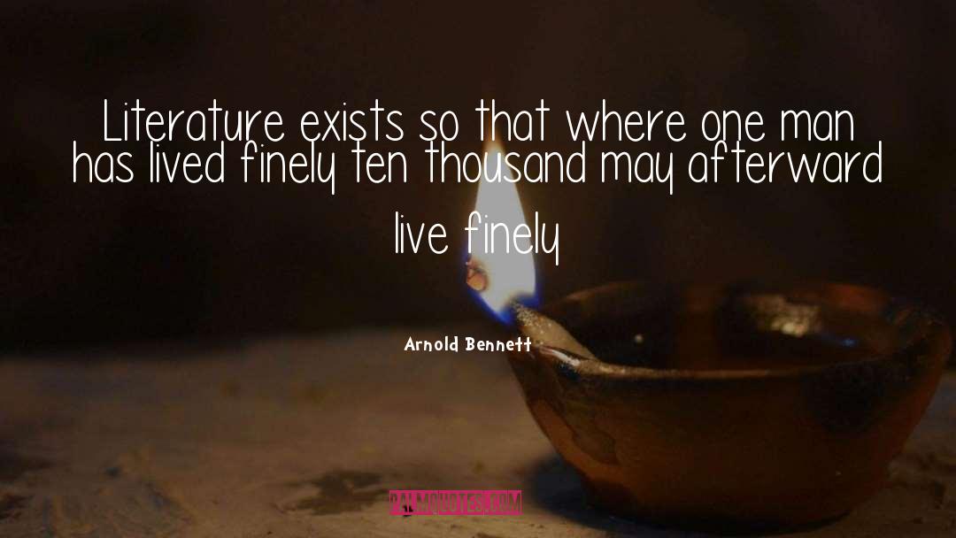 Australian Literature quotes by Arnold Bennett