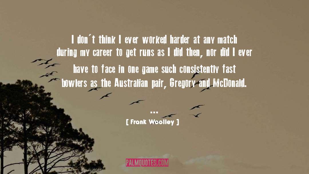 Australian quotes by Frank Woolley