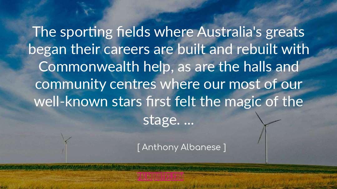 Australian Sports Stars quotes by Anthony Albanese