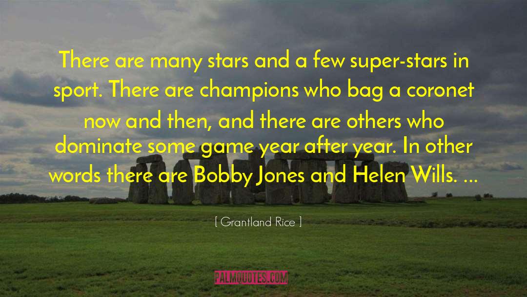 Australian Sports Stars quotes by Grantland Rice