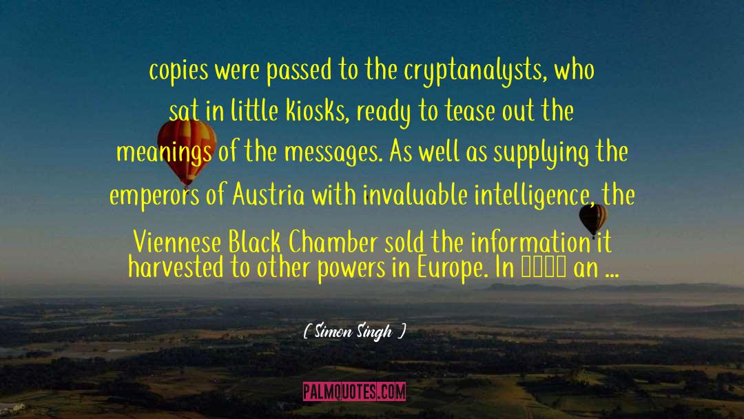 Austria quotes by Simon Singh