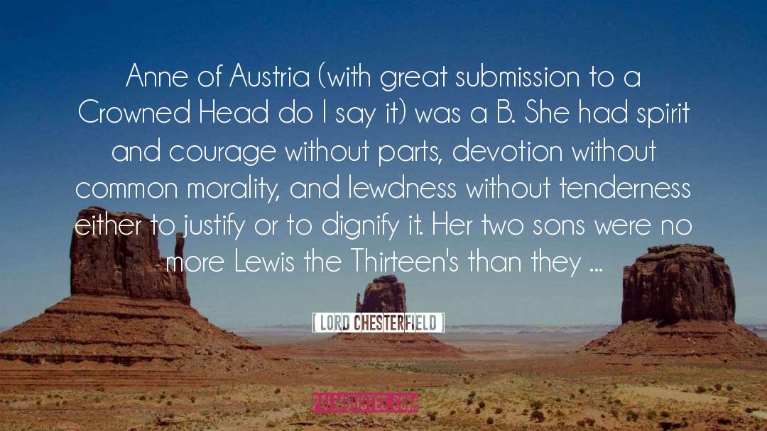 Austria quotes by Lord Chesterfield