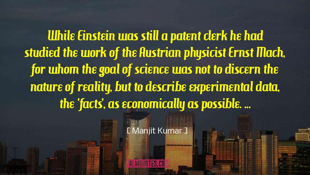 Austrian quotes by Manjit Kumar