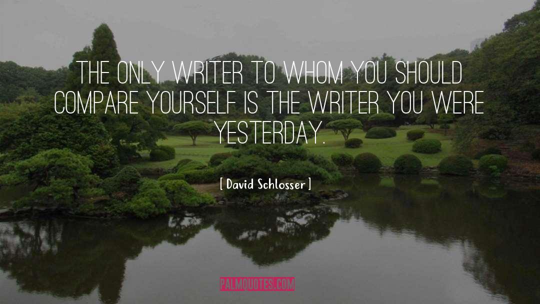 Author Anonymous quotes by David Schlosser