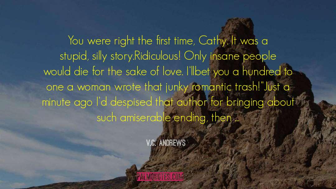 Author Blurb quotes by V.C. Andrews