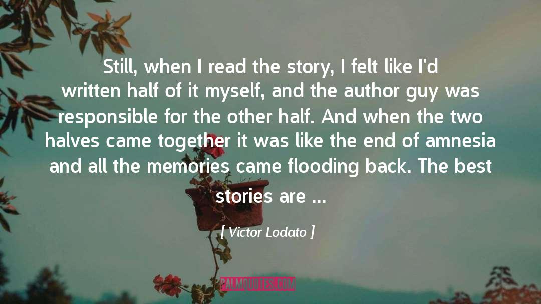 Author Branding quotes by Victor Lodato