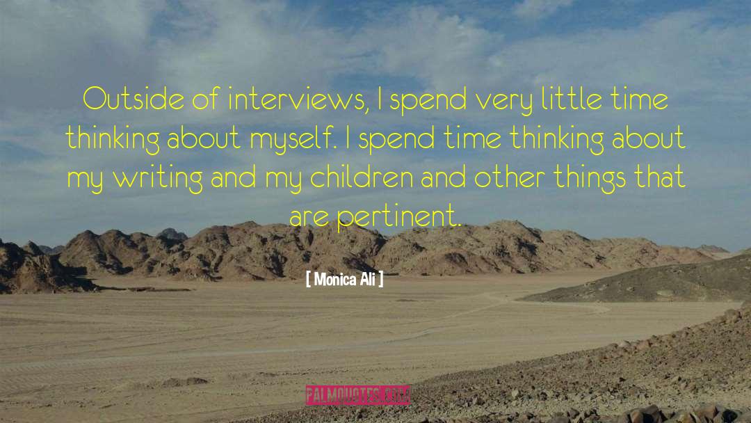Author Interviews quotes by Monica Ali