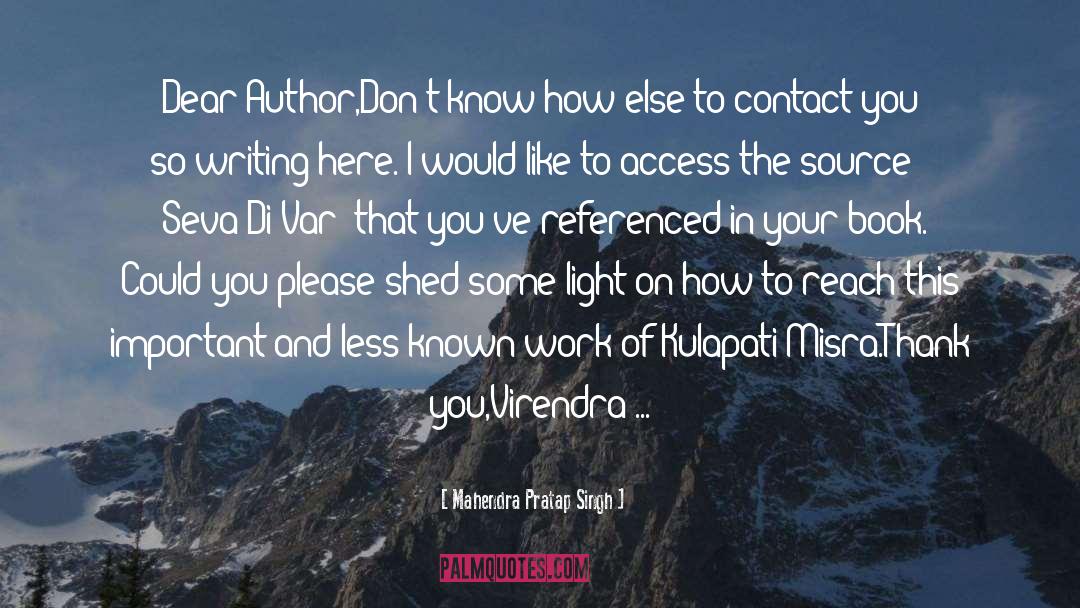 Author Platform quotes by Mahendra Pratap Singh