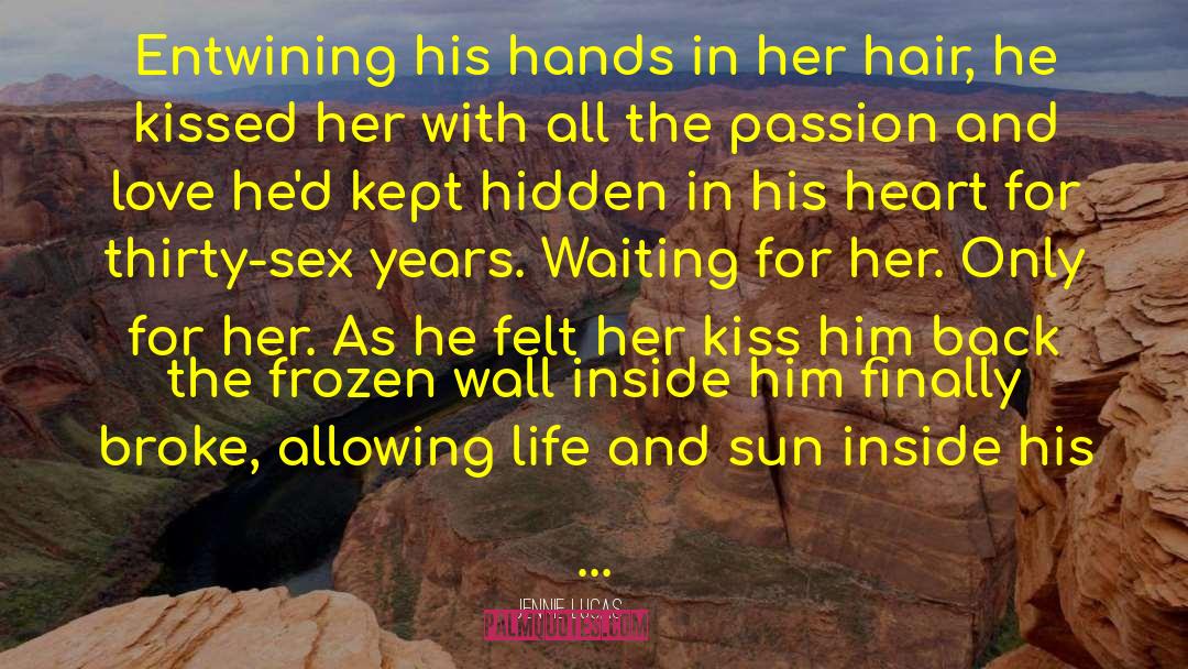 Author Romance quotes by Jennie Lucas